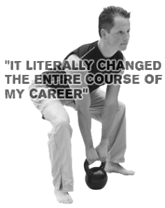 It literally changed the entire cours of my career