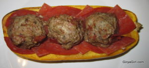 Delicata Meatball Sub Assembly - add meatballs