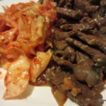 Bulgogi Beef Inspired Dinner with Kimchi