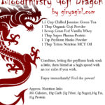 Bloodthirsty goji dragon protein shake recipe
