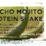 macho mojito, mojito flavor inspired protein shake - refreshing lime and mint