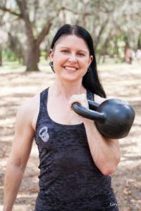Adrienne With Kettlebell Portrait