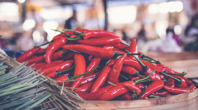 Red Chilies Photo by Artem Beliaikin from Pexels