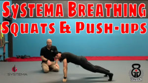 Systema Squats and Pushups with NC Systema Instructor Glenn Murphy and GiryaGirl.com's Adrienne Harvey