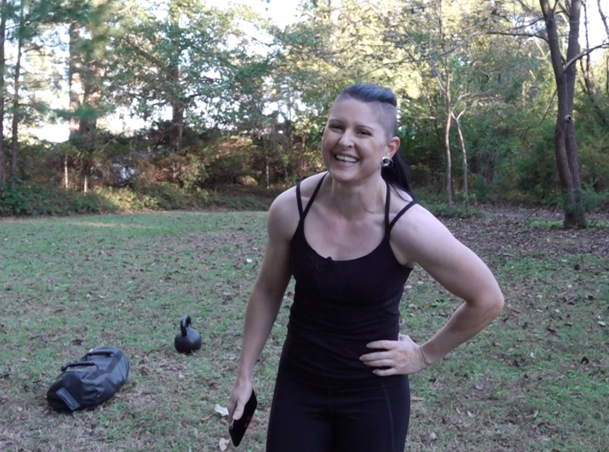 Kettlebell and Sandbag EMOM Workout with Video, Plus Weighing the Lifting Stones!