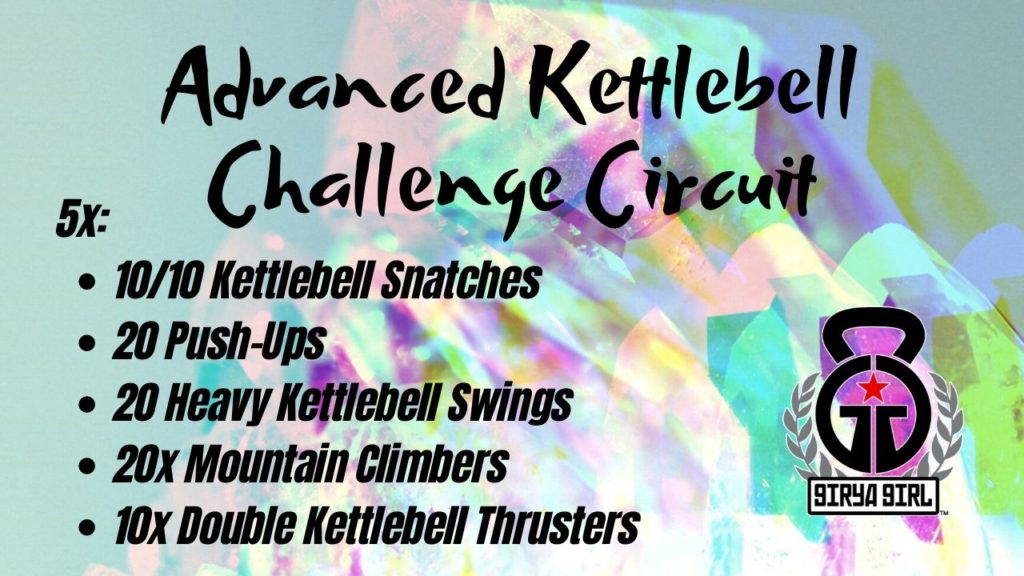 Advanced Kettlebell Challenge Circuit Workout