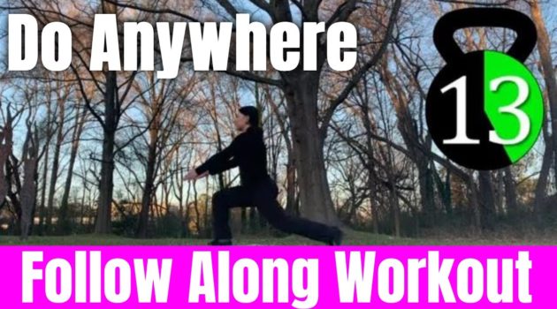Do anywhere follow along outdoor workout