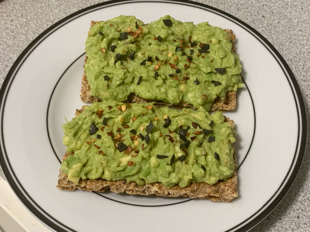 ProLon transitional diet breakfast avocado toast