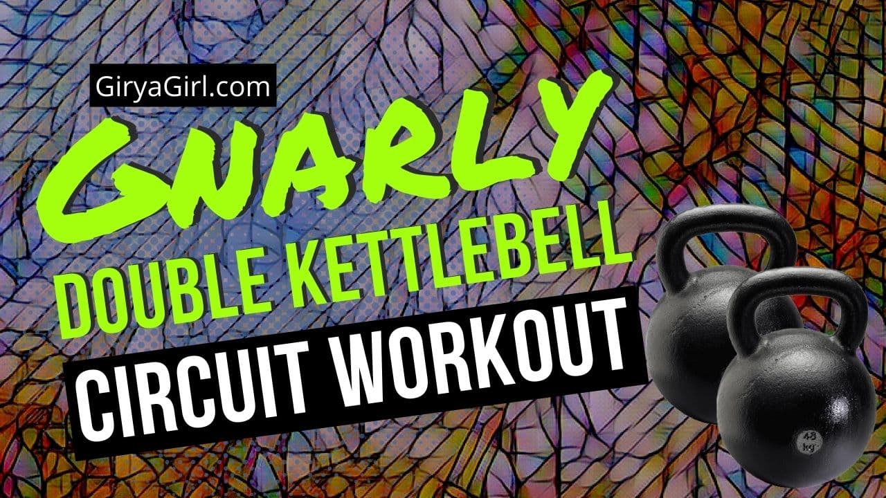 gnarly double kettlebell circuit workout intro design