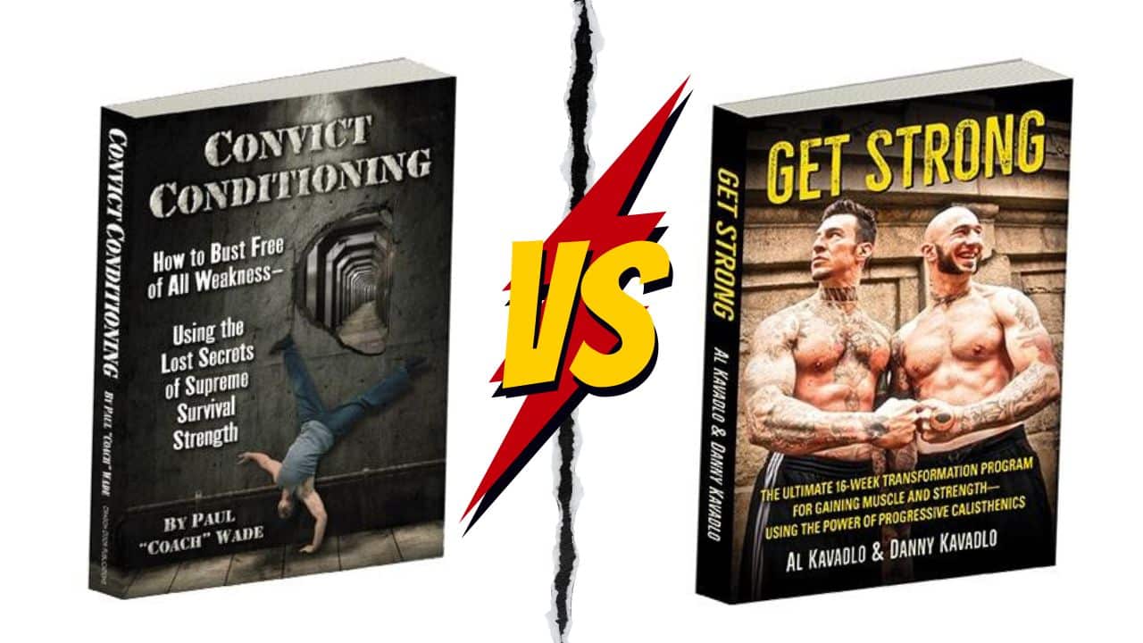 Get Strong Vs Convict Conditioning - book covers