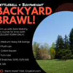 Backyard Brawl workout for kettlebells and bodyweight