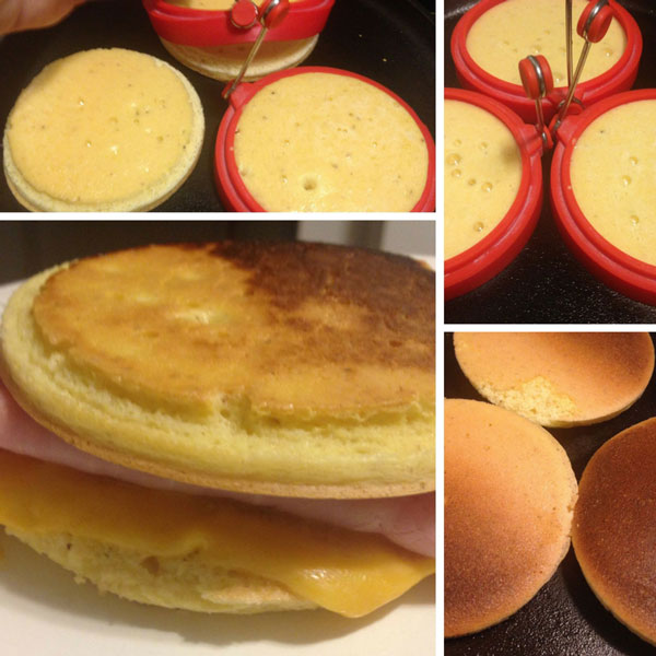 Low Carb Keto Breakfast Sandwiches Crumpets English Muffins procedure instructions