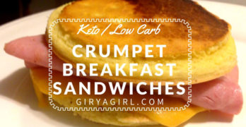 Low Carb Keto Breakfast Sandwiches Crumpets English Muffins